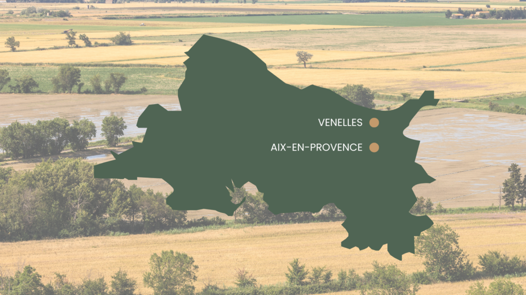 Carte Venelles article où acheter à 30 minutes d’Aix Abriculteurs