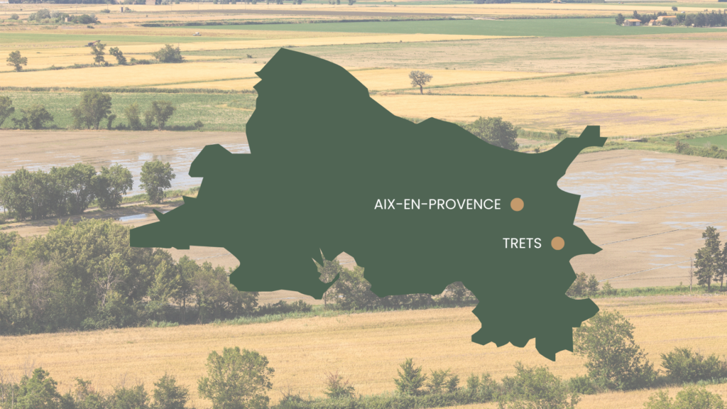 Carte Trets article où acheter à 30 minutes d’Aix Abriculteurs